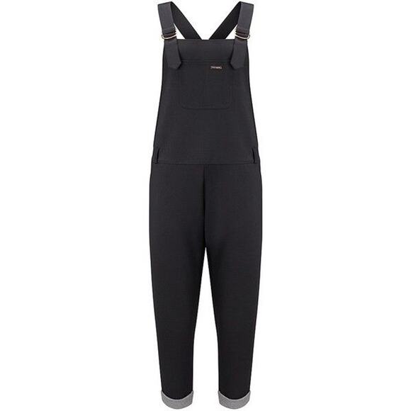 Sweaty Betty Oversized Black Riso Luxe Overalls - Picture 2 of 7